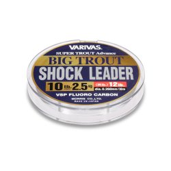 Леска VARIVAS Big Trout Shock Leader Fluorocarbon 30м 0,37мм(Япония)