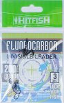 Поводок HITFISH Invisible Leader Fluorocarbon d 0,32 3,8кг 15см 3шт.(Россия)