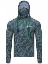 Термофутболка REDBOR Kaper Sahara Hood Mask UV 50+ цв.camo/green р-р M(Россия)