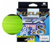 Шнур OWNER Kizuna EX X8 цв.super chartreuse 150м 0,15мм(Япония)