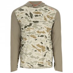 Термофутболка SIMMS BugStopper Solarflex Hoody LS цв.ghost camo stone/stone р-р L(Китай)