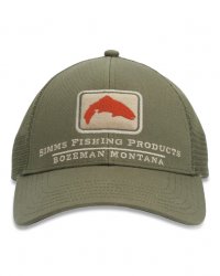 Кепка SIMMS Trout Icon Trucker цв.riffle green(Вьетнам)