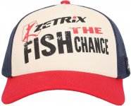 Кепка ZETRIX Fish the chance PVC-2403 красный козырек/синяя сетка(Китай)