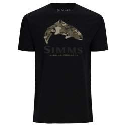 Футболка SIMMS Trout Regiment Camo Fill цв.black р-р XL(Эль-Сальвадор)