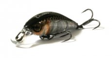 Воблер JACKALL Chubby Minnow 35 F цв.hl silver&black(Япония)