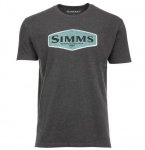 Футболка SIMMS Logo Frame цв.charcoal heather р-р M(Эль-Сальвадор)