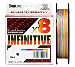 Шнур SUNLINE Infinitive PE 8 200м р-р 2,0, 0,24мм(Япония)