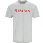 Футболка SIMMS Logo цв.grey heather/crimson р-р M(Эль-Сальвадор)