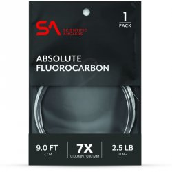 Подлесок SCIENTIFIC ANGLERS Absolute Trout Fluorocarbon 12ft 20lb(Япония)