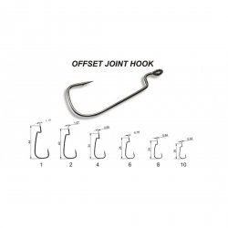 Крючки офсетные CF Offset Joint №4 10шт.(Корея)