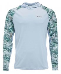 Термофутболка SIMMS SolarFlex Hoody print LS цв.slamdown steel blue р-р XL(Китай)