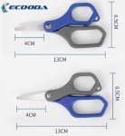 Ножницы ECOODA Stainless Steel Scissors 6,5x13см арт.SSTSC(Китай)