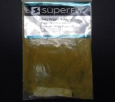 Перья марабу SUPER FLY Wooly Bugger цв.golden olive(Канада)