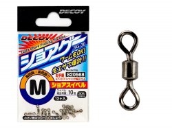 Вертлюг DECOY Shore Swivel 820568 M №10 12шт.(Япония)